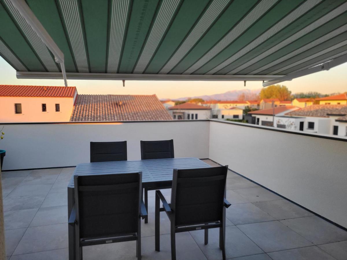 Studio Vue Montagne Rivesaltes Exteriör bild