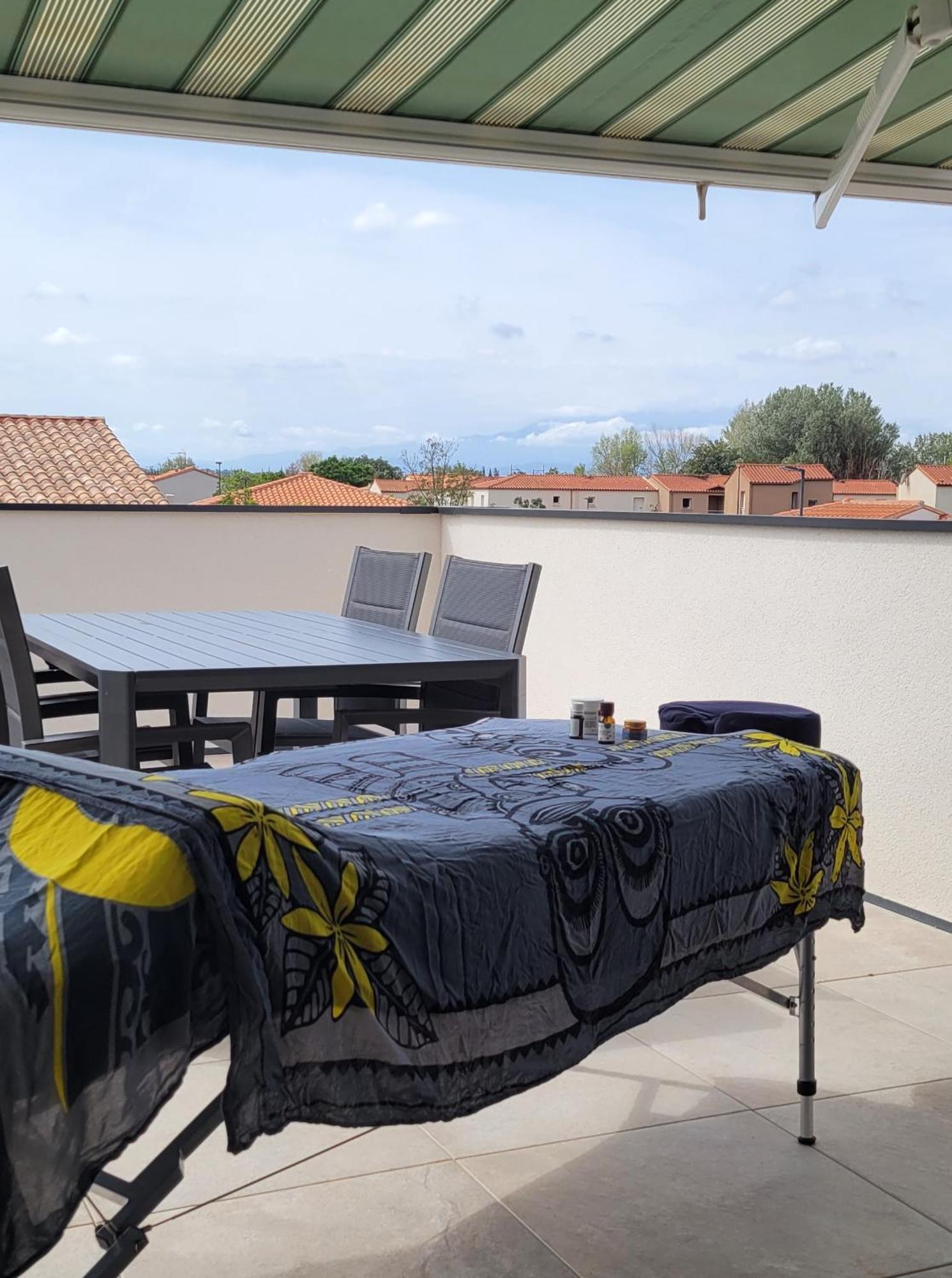 Studio Vue Montagne Rivesaltes Exteriör bild